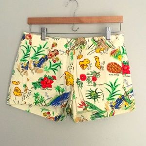 NWOT J. Crew Women’s Hawaiian Print Short SZ 0